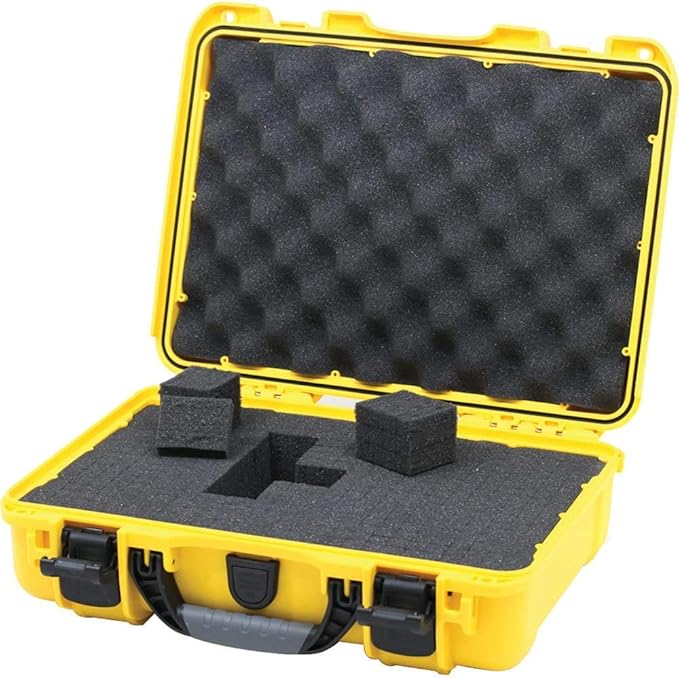 Nanuk 910 Waterproof Hard Case with Foam Insert - Yellow