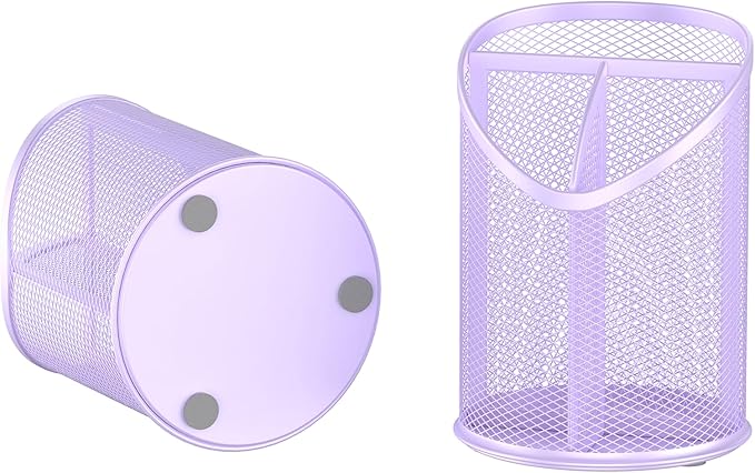 2 Pack Pen Holder Pen Organizer (Purple)