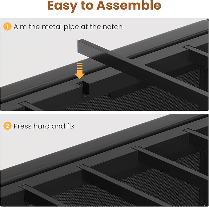 ADORNEVE Lift Up Storage Queen Bed Frame with Type-C Charging Station& Hidden Storage Headboard, LED Lights Upholstered Platform Bed,Queen Bed with Hydraulic, No Box Spring Needed,Black