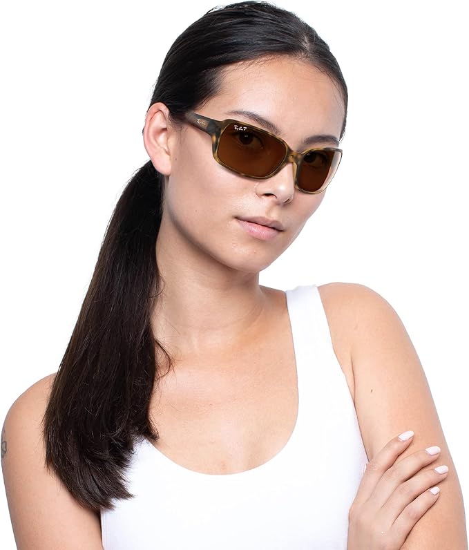 Ray-Ban Womens Rb4068 Square Sunglasses