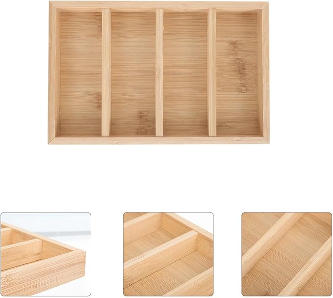 Alipis Creative Eyeglasses Tray Set of 4, Wooden Sunglasses Storage Rack Organizer for Home Display and Desk Eyewear Storage
