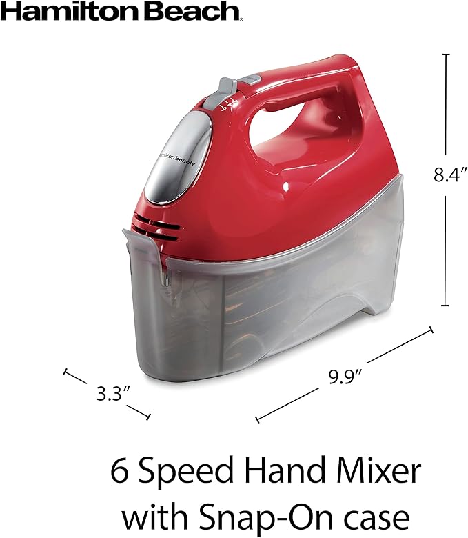 Hamilton Beach 6-Speed Electric Hand Mixer With QuickBurst and Bowl Rest