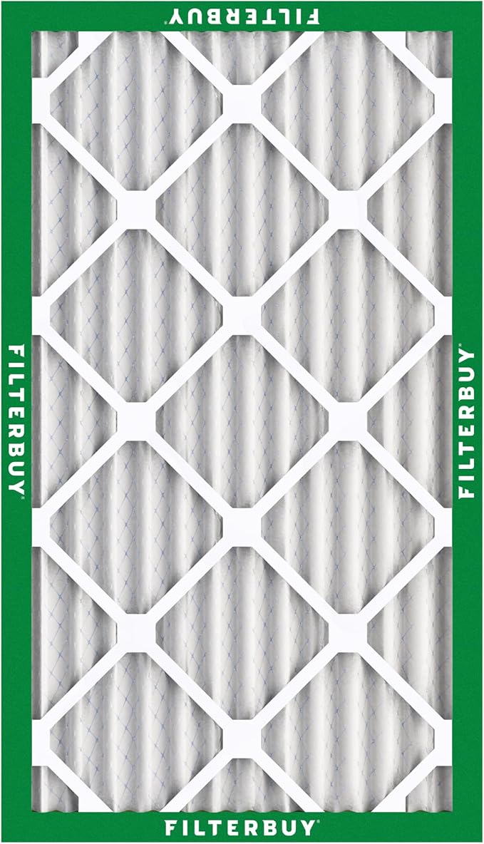 Filterbuy 16x30x2 Air Filter MERV 8 Essential Dust & Allergy Defense,