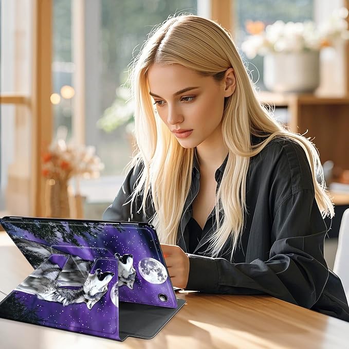for Amazon Fire Max 11 2023 Release Table Case 11'' Rotating Auto Wake Sleep Leather Table Case for Amazon Fire Max 11 2023 Release Stand Bird Flowers Design for Woman Man
