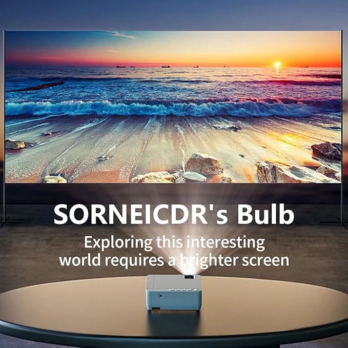 SORNEICDR ELP LP60 Replacement Projector Lamp Bulb Compatible with Epson PowerLite 420 425W 905 92 93 95 96W 1835 430 435W 915W D6150 Projector Lamp Bulb Replacement, with Housing