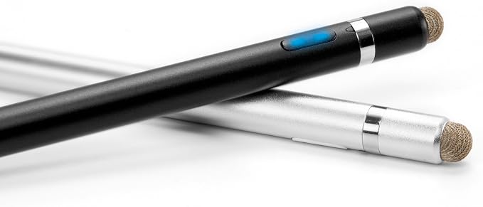 BoxWave Stylus Pen Compatible with MSI Summit E13 FLIP 2-in-1 (13.4 in) - AccuPoint Active Stylus Electronic Stylus with Ultra Fine Tip - Metallic Silver