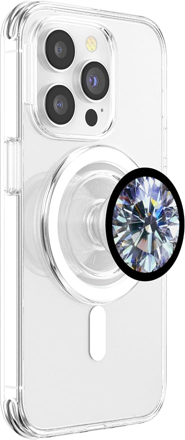 Funny Faux Diamond Bling Gift PopSockets Adhesive PopGrip