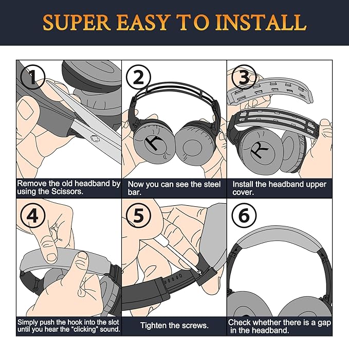 SOULWIT Ear Pads Cushions + Headband + Silicone Earpads Cover Protector, Replacement Kit for Bose QuietComfort 35 QC35, QC35 ii Over-Ear Headphones - Red Storm