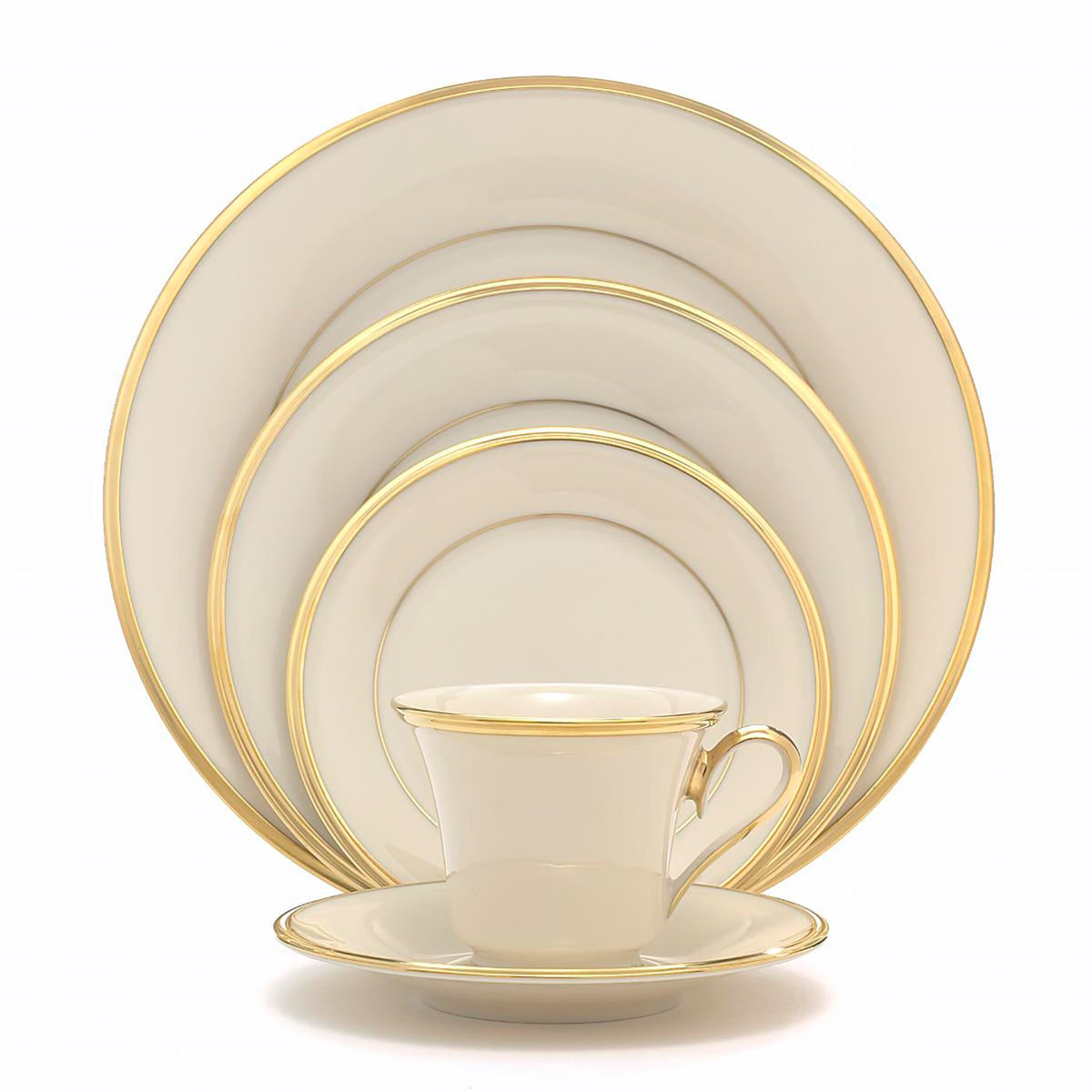 Lenox 140104040 Eternal Saucer, 1 Piece, Porcelain, 6" x 6", Service for 1, Porcelain