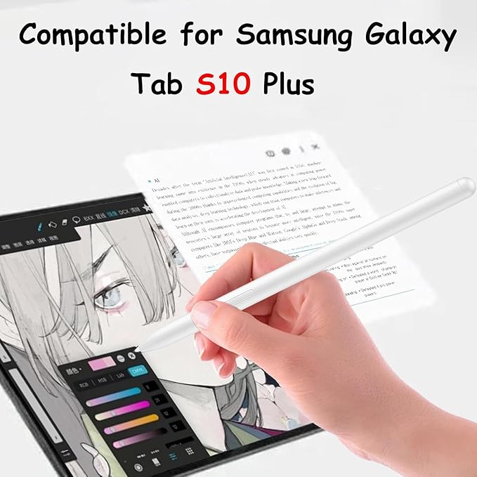 Galaxy Tab S10 Ultra S Pen Replacement for Samsung Galaxy Tab S10 UltraTab S10+S10 Lite Stylus Pen Replacement for Galaxy Tab S10 Ultra S Pen with Tips/Nibs (Black)