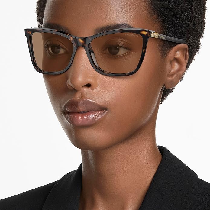 Swarovski womens Sk6004 Rectangular Sunglasses