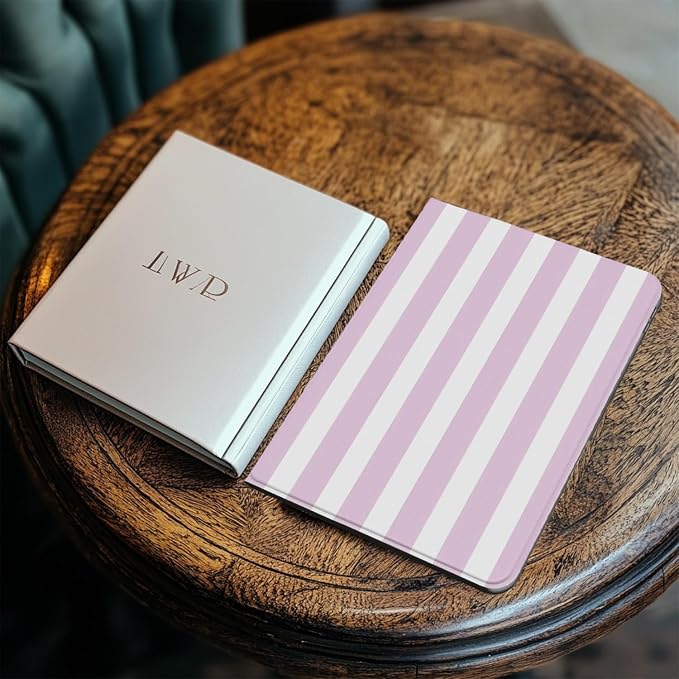 Stylish Case for iPad 9th/8th/7th Generation 10.2 2021/2020/2019Art Pink Starry Sky Textured Folio Case with Pencil Holder Multi-Angle View Adjustable Stand Auto Wake/Sleep Cover for Women