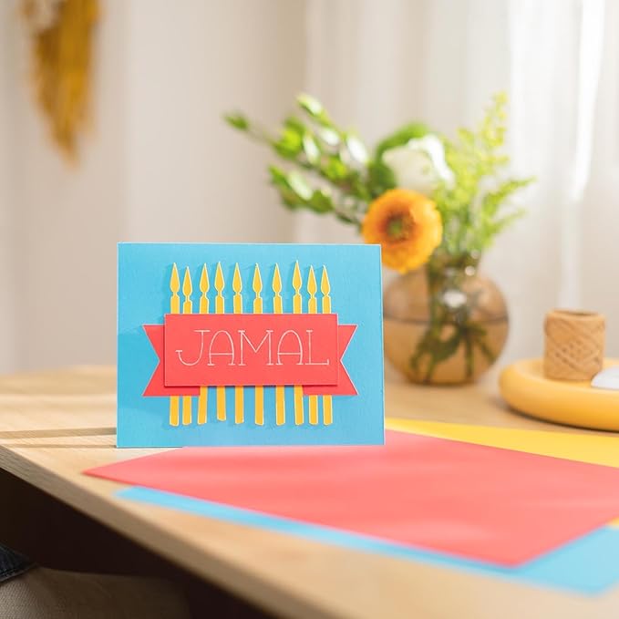 Cricut® Value Cardstock, Bright Bows Sampler - 8.5 in x 11 in (80 ct)