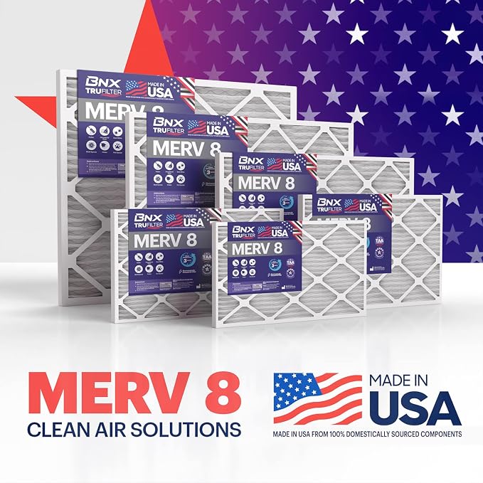 BNX TruFilter 20x23x1 Air Filter MERV 8
