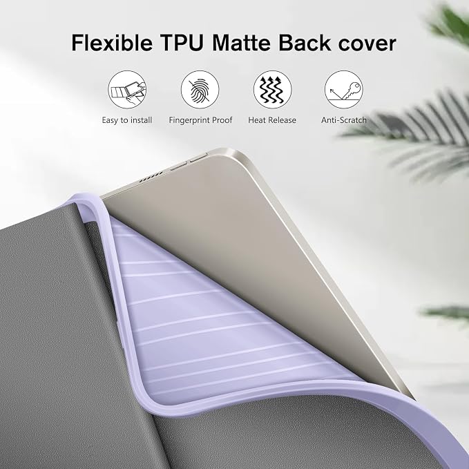 FINTIE Keyboard Case for iPad mini 7th Generation (A17 Pro) / mini 6 8.3 | Detachable Magnetic Bluetooth Keyboard Soft TPU Cover Multi-Angle Viewing Pencil Holder Backlight/Fantasy Ombre
