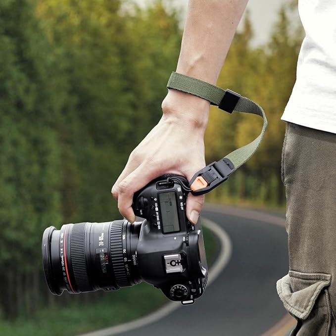 Manbily Camera Wrist Strap, Quick Release Camera Hand Strap for Photographers DSLR Mirrorless Digital Cameras