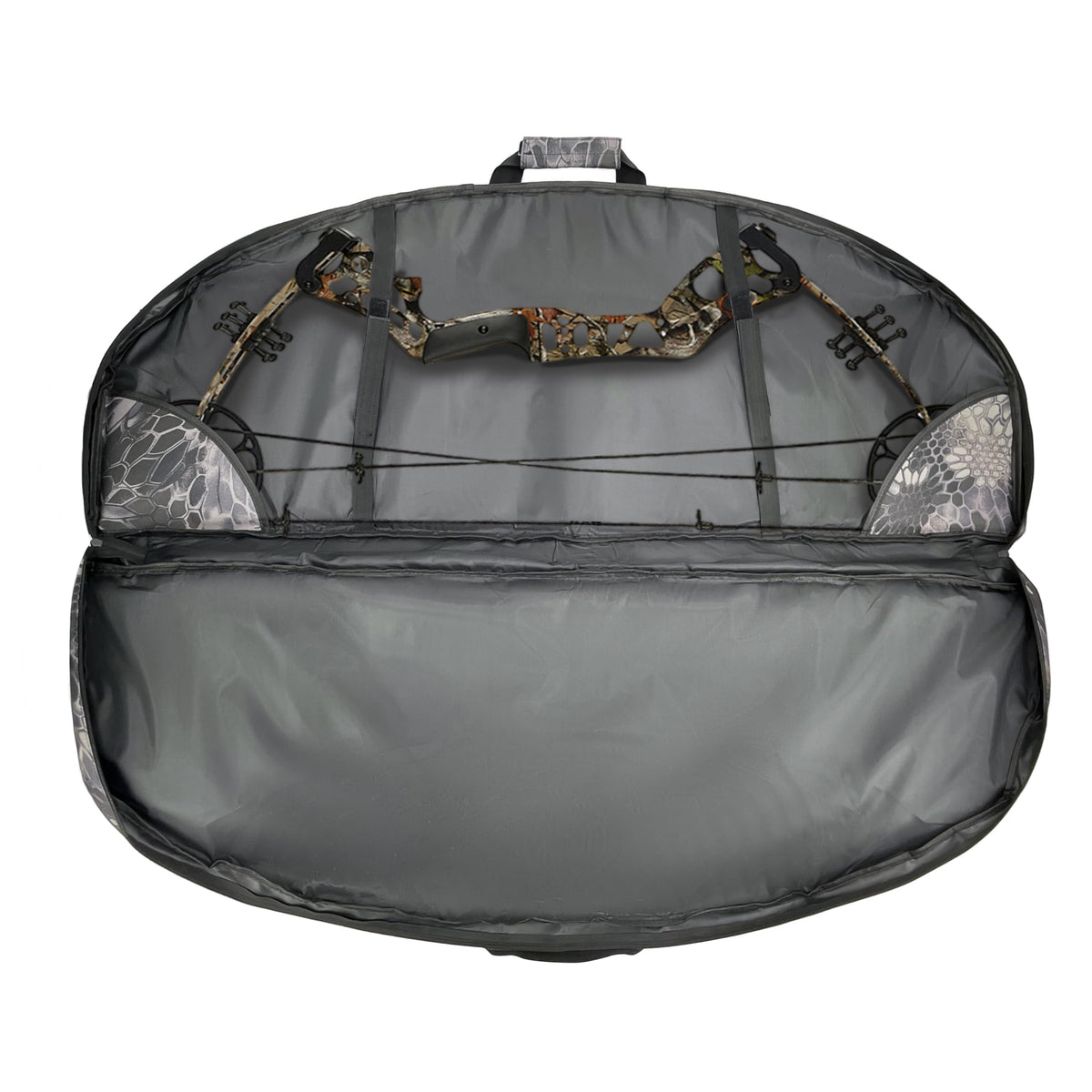 Gespann Soft Bow Case Padded Archery Bag Compound Bow Cases with Arrow Pocket (Black, S)
