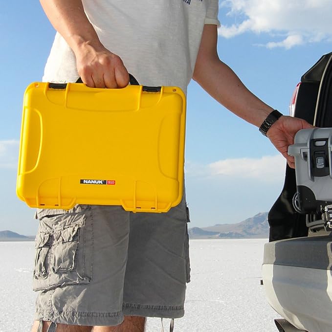 Nanuk 910 Waterproof Hard Case Empty - Orange