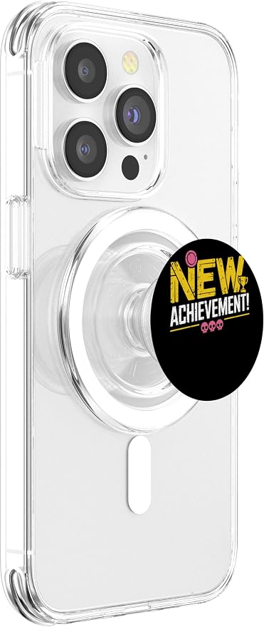 New Achievement Unlocked Gamer Trophy Pride Gaming Event PopSockets Adhesive PopGrip