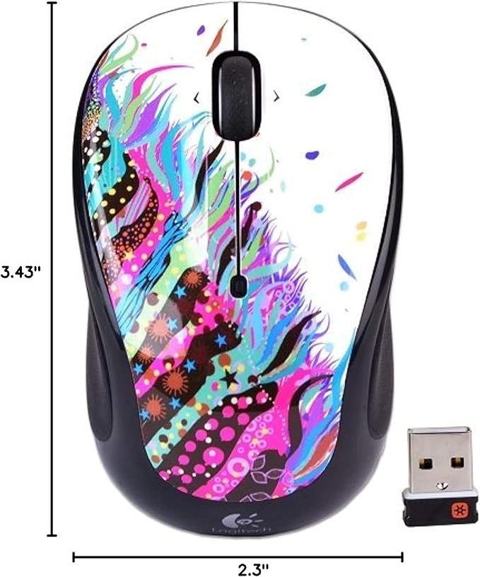 Logitech Wireless Mouse M325 (Celebration Black)