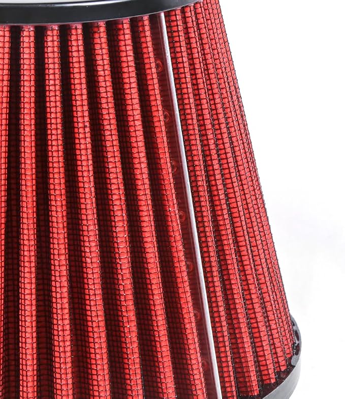KYOSTAR Universal 6" High-Flow Air Filter, Reusable Cone Cold Air Intake