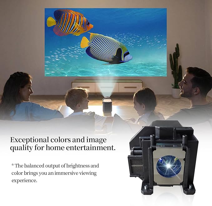 SORNEICDR EL PLP54 Replacement Projector Lamp Bulb Compatible with EPSON V13H010L54 Powerlite Home Cinema 705HD S7 79, EX31 EX51 EX71 H310A H311A H331A H327B H327C H328A H328B H328C H331B H331C