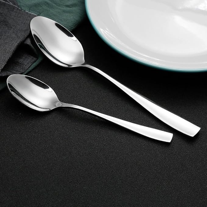 Eslite 24-Piece Stainless Steel Teaspoon,6.7-Inches