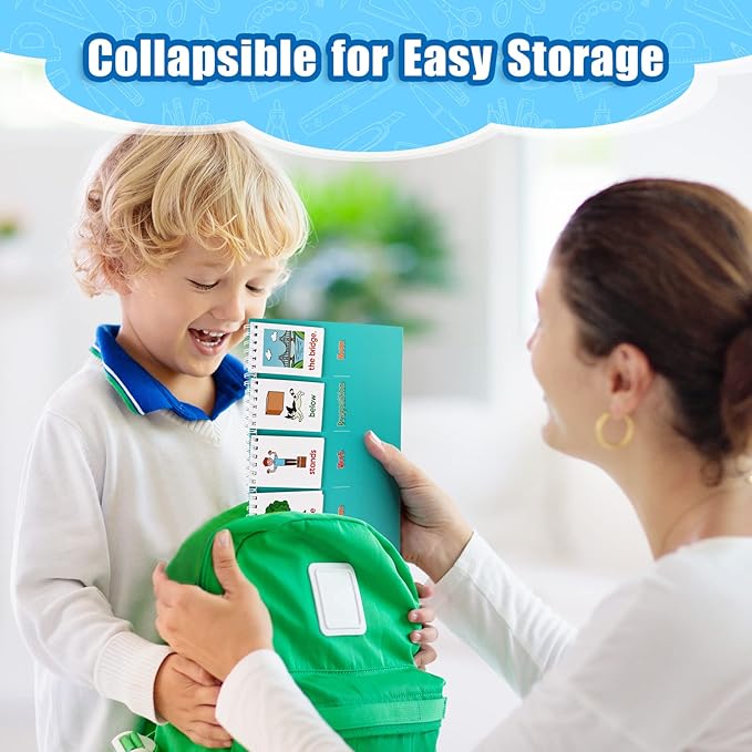 Aizweb Silly Sentence Building for Kids,Speech Therapy Learn to Read for Preschool Kindergarten 1st 2nd Grade Special Education Classroom Must Have,Homeschool Educational Toy Reading Learning Game