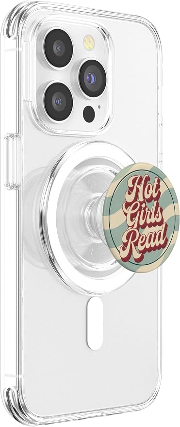 Hot Girls Read Retro PopSockets Adhesive PopGrip
