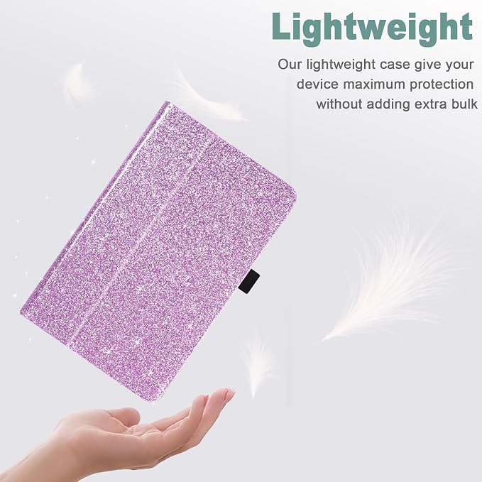Case for Onn. 7 Inch Tablet Gen 4 Model:100135924 2024 Release - Folio PU Leather Stand Cover with Pencil Holder Black