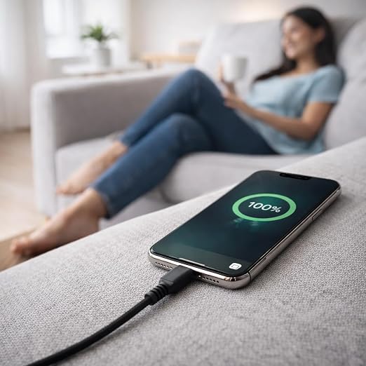 5-Pack USB-A to USB-C Cables – Extra-Long 10 ft (3 m) 3A Fast Charging Braided – Compatible with iPhone 15/16/17 Galaxy S25/S24/S23 Pixel PS5 & More