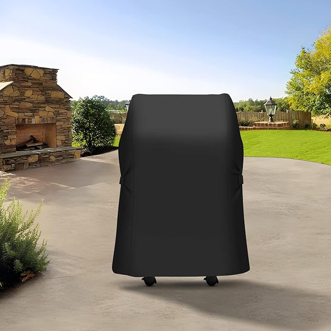 SunPatio 2 Burner Grill Cover 30 Inch, Heavy Duty Waterproof Small BBQ Cover Compatible for Weber Spirit 210 Series, Charbroil, Kenmore Grills, Compared to Weber 7105 (Not Fit for Spirit II E-210)