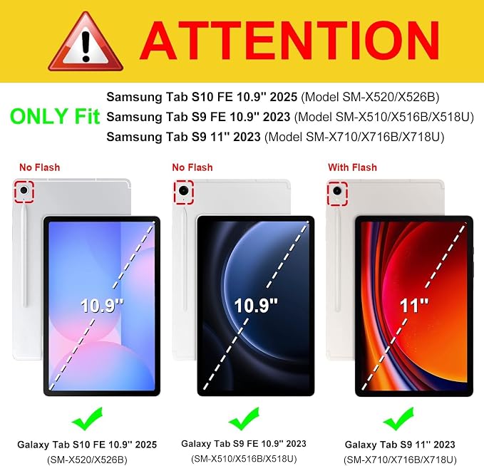 Case for Samsung Galaxy Tab S11 11 Inch PU Leather Multi-Angle Viewing Stand Wallet Protective Cover with Card Slots - Blue