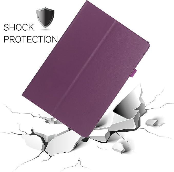 Folio Stand Case for onn. 8 Tablet (2024 Model Gen 4) - Folding Slim Magnetic PU Leather Protective Cover (Black)