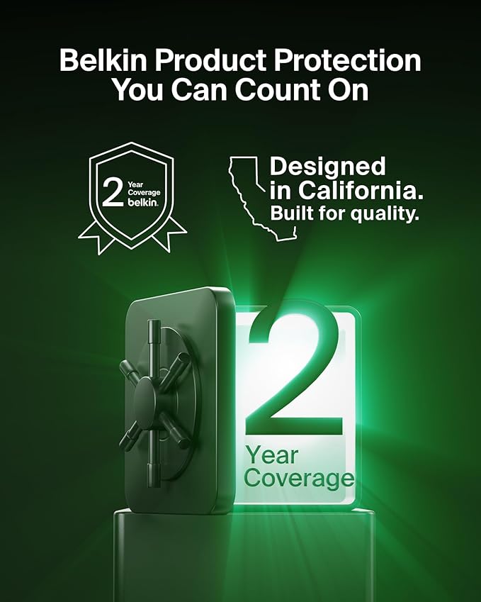 Belkin 4-in-1 USB-C Hub, MultiPort Docking Station for iPad, iPad Mini, & MacBook, Mac Mini, MacBook Air, MacBook Pro with USB-C Gigabit Ethernet, USB-A 3.0, VGA, & 4K HDMI