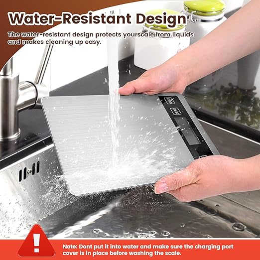 33lb Food Scale, Digital Kitchen Scale for Cooking Baking