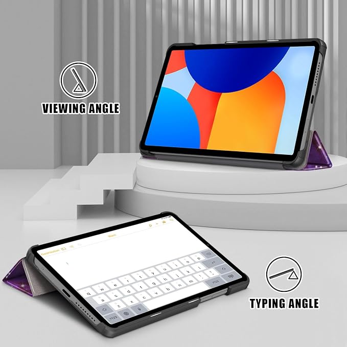 Case Compatible with Xiaomi Redmi Pad SE 8.7 inch 2024Lightweight Trifold Stand Folio Slim Smart CoverNightfall