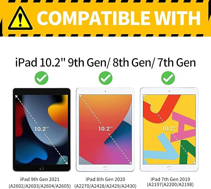 Case for iPad 9th/ 8th/ 7th Generation for iPad 10.2 inch Case 2021/2020/2019 Slim PU Leather Multiple Viewing Angles Smart Stand Shell Cover Auto Wake/Sleep for iPad 10.2Alpaca Art