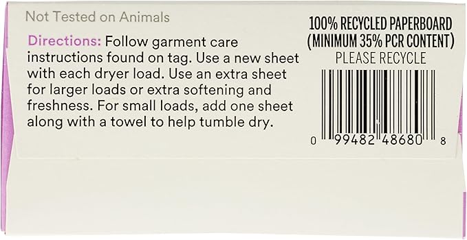 365 by Whole Foods Market, Fabric-Softening Dryer Sheets, Lavender, 80 Count