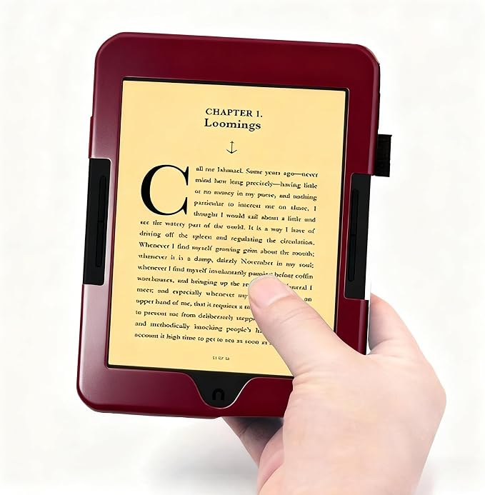 Case for Folio Nook Glowlight Plus 7.8(2019 Released) eReader Compatible with (Model:BNRV700) Magnetic Closure Lightweight PU Leather Cover (Black Glowlight Plus 7.8)