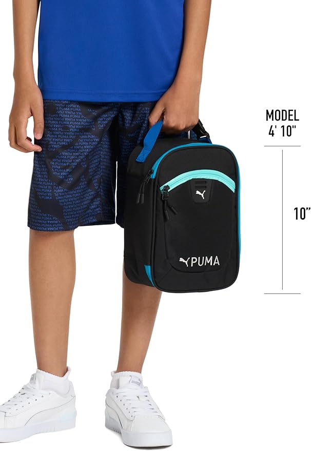 PUMA Unisex Kid's Rally Lunch Box, Galactic Grey, Small