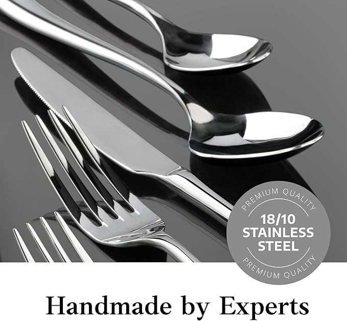 Artaste Rain II Forged 18/10 Stainless Steel Flatware 20-Piece Set
