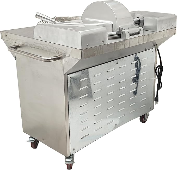 TECHTONGDA Commercial Food Processor Chopper for Meat and Vegetable, 24L Electric Food Mixing Grindering Machine, 1500W Meat Bowl Cutter Mixer for Chopping Vegetables, Fruit, Grains, Nuts