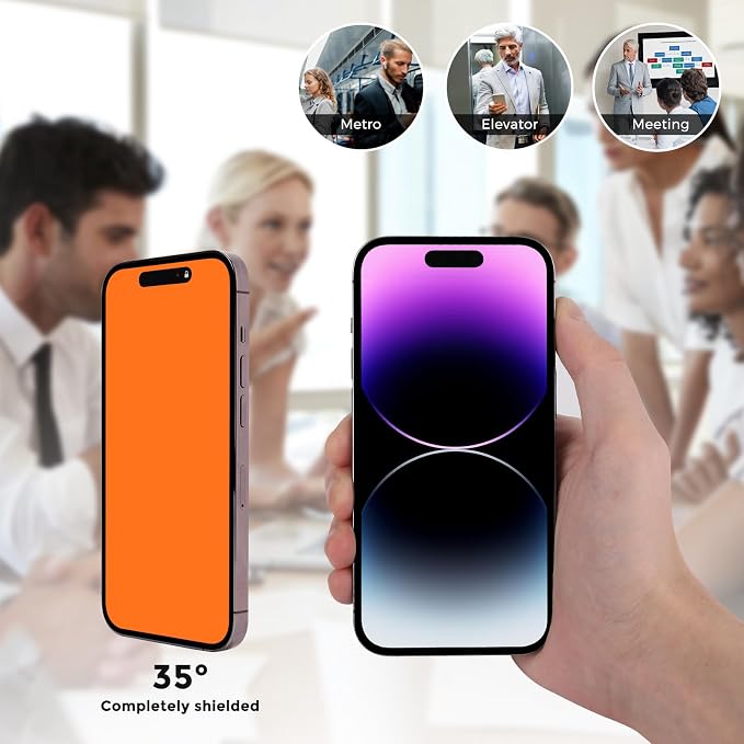 Privacy Screen Protector for iPhone 17 Pro (6.3 inch)- Flexible film Anti-blue light anti-glare anti-scratch filter screenultraviolet