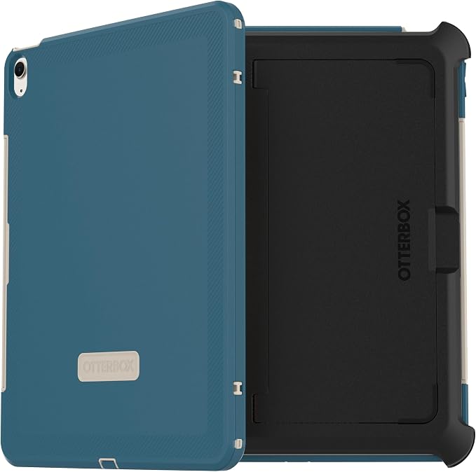 OtterBox Defender Series Case for iPad Air 13-inch (M3) & (M2) - Offtides Blue Rugged Durable Multi-Layer Protection (Single Unit Ships in polybag Ideal for Business customers)