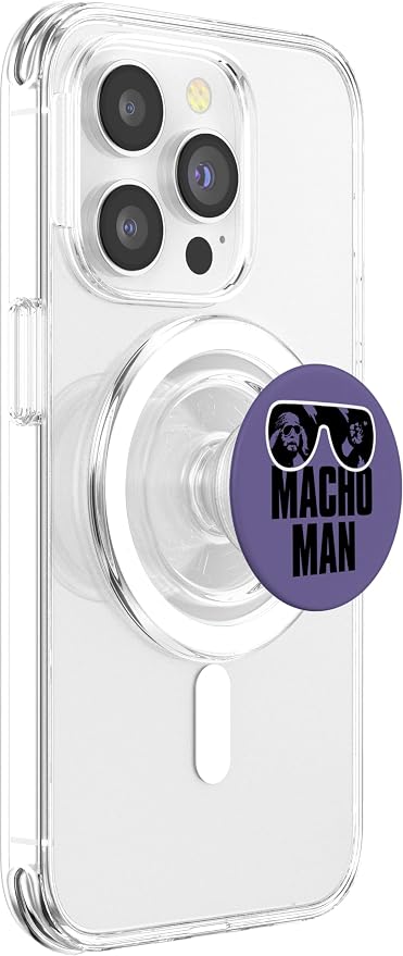 WWE Macho Man Randy Savage PopSockets PopGrip: Swappable Grip for Phones & Tablets PopSockets Adhesive PopGrip
