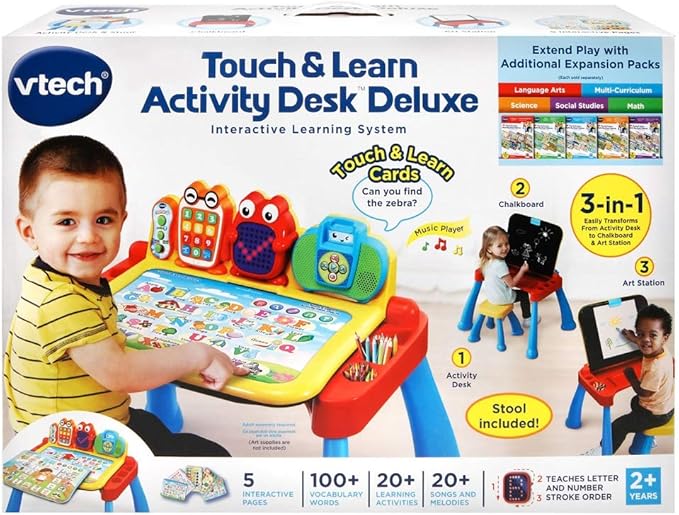 VTech Touch and Learn Activity Desk Deluxe (Frustration Free Packaging)