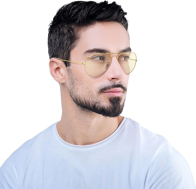 Ray-Ban RB3025 Classic Photochromic Aviator Sunglasses