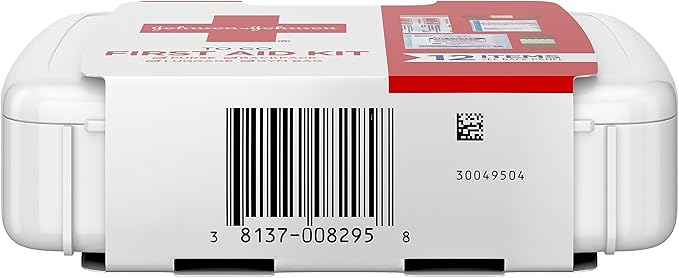 Johnson & Johnson Red Cross First Aid-to-Go Mini First Aid Kit, 12 Count (Pack of 48) total count 576