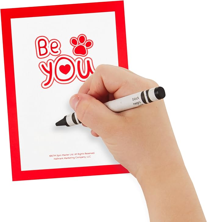 Hallmark Paw Patrol Valentine's Day Cards With Stickers, Kids Assorted (Pack of 24 Cards with Envelopes)